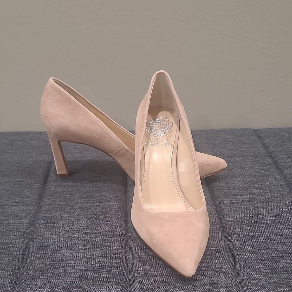 NEW Blush Pink Suede Pumps by Vince Camuto
